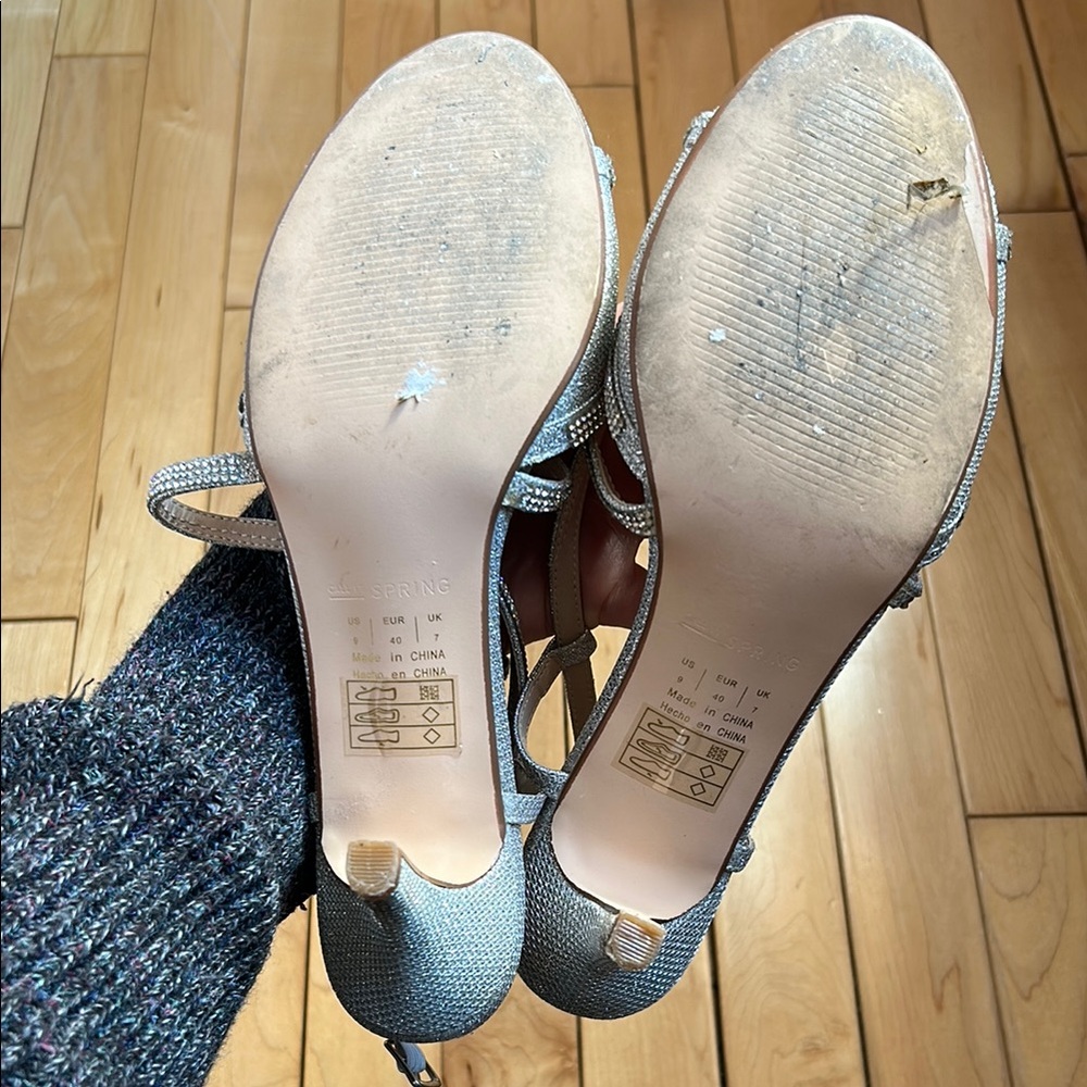 Call It Spring Silver Prom Heels - Picture 4 of 5